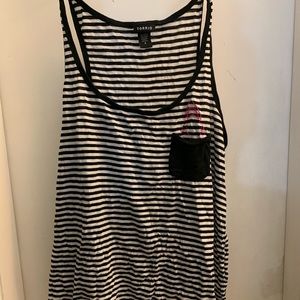 Torrid striped tank top